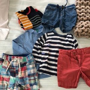 Bundle of brand name 2T clothes.